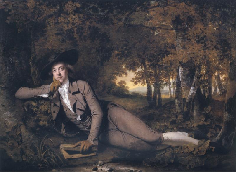 Joseph wright of derby Sir Brooke Boothby oil painting picture